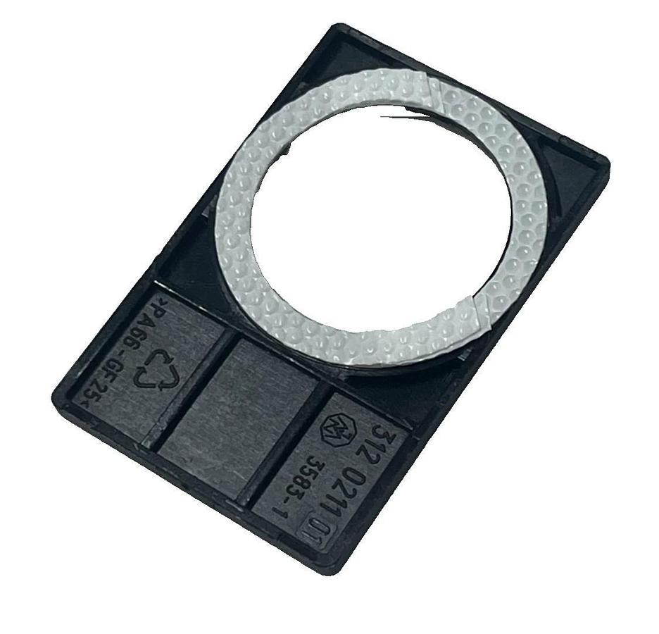 LOT OF 100 Siemens 3SB3922-0AV Label Holder Plastic for 3SB3 Pushbuttons NSNP