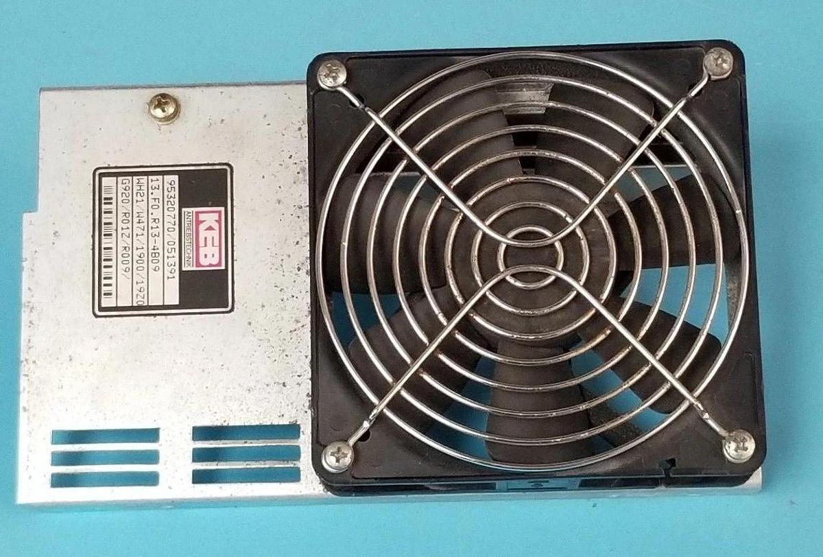 Used KEB COMBIVERT 95320770/051391 HEAT SINK W/ FAN FOR 13.F0.R13-4B09 DRIVE