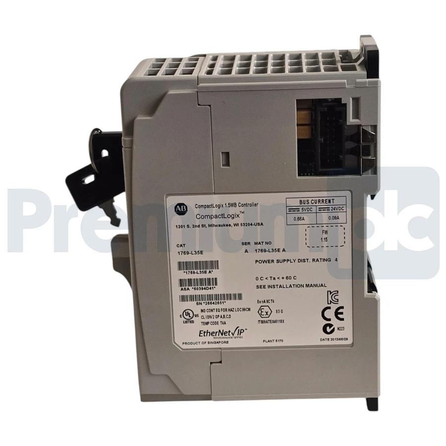 Allen-Bradley 1769-L35E /A CompactLogix 1.5MB Controller FW 1.15 ENet/IP NSNP