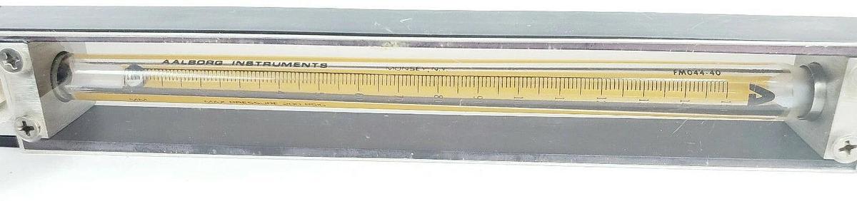 Used COLE-PARMER / AALBORG INSTRUMENTS FM044-40 FLOW METER 0-150MM 200PSIG FM04440