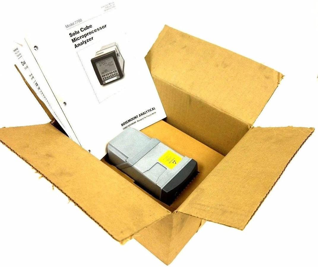 NIB ROSEMOUNT ANALYTICAL 2700-21 REV. F SOLU CUBE MICROPROCESSOR ANALYZER 270021