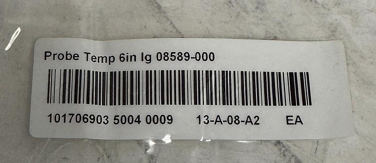 Used BLENTECH XTMS548-6 / D-IPDX-V14-6-KPP1234 / 08589-000 PROBE TEMP SENSOR 6'' NSNP