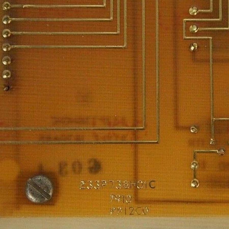 Used WESTINGHOUSE 233P736H01C STYLE: 1870A85 REFERENCE MODULE W/ 233P737H01A