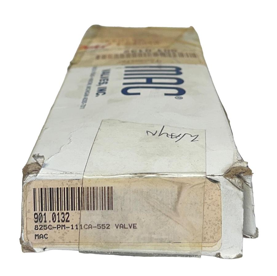 Used MAC VALVES 825C-PM-111CA-552 / 825CPM111CA552 SOLENOID VALVE 100-120VAC NSMP