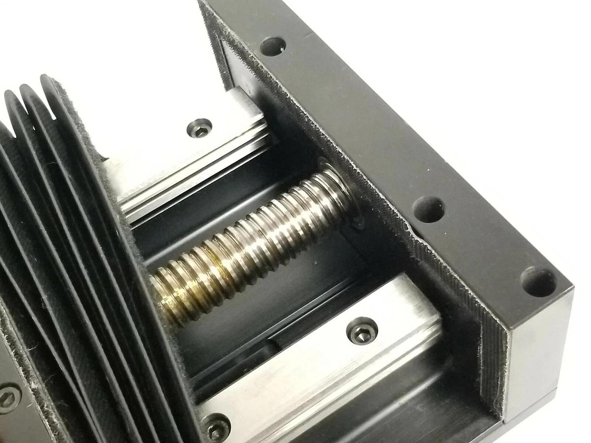 Used INDUSTRIAL CONTROL DEVICES CO. PT-POW27 LINEAR GUIDEWAY ASSEMBLY PT-P0W27