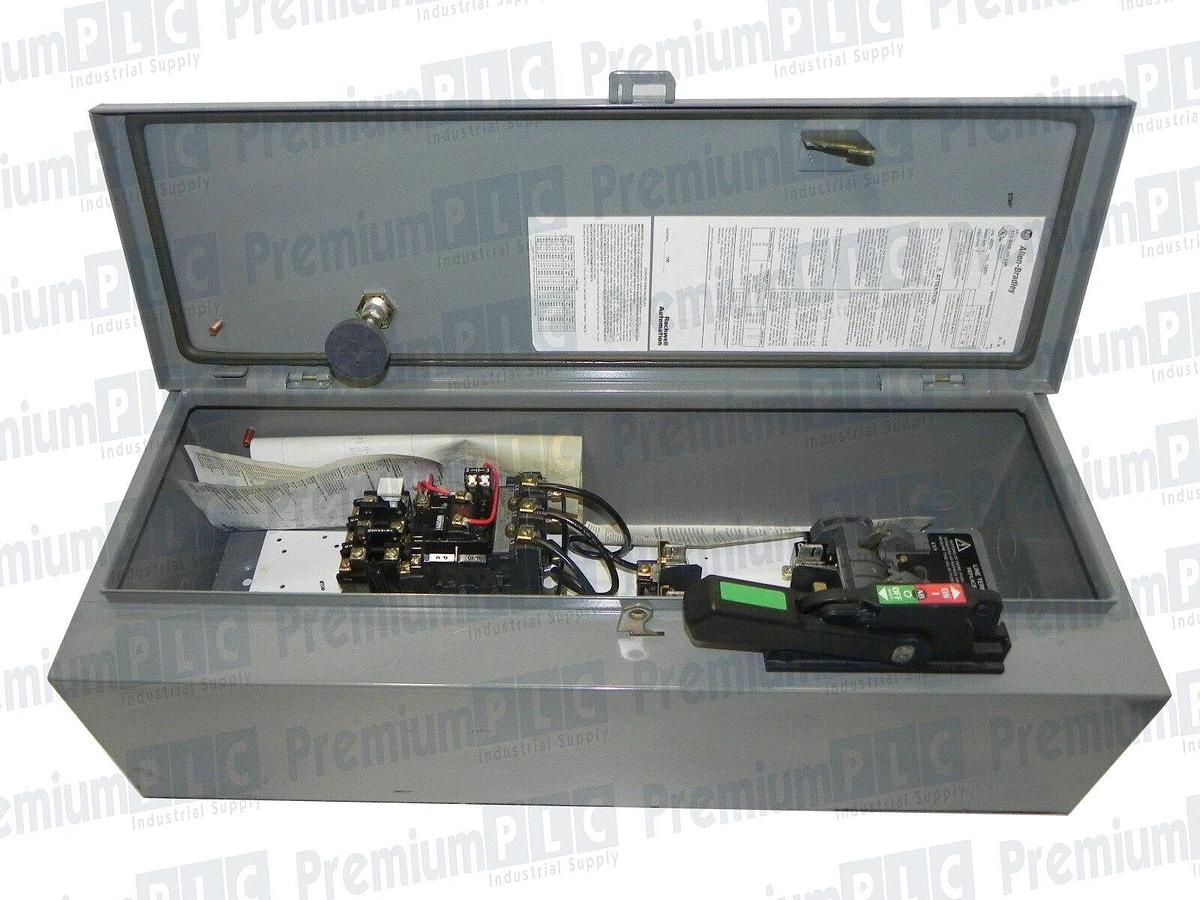 ALLEN BRADLEY 512-BAB-6P-24R COMBINATION STARTER DISCONNECT 512BAB6P24R NEW