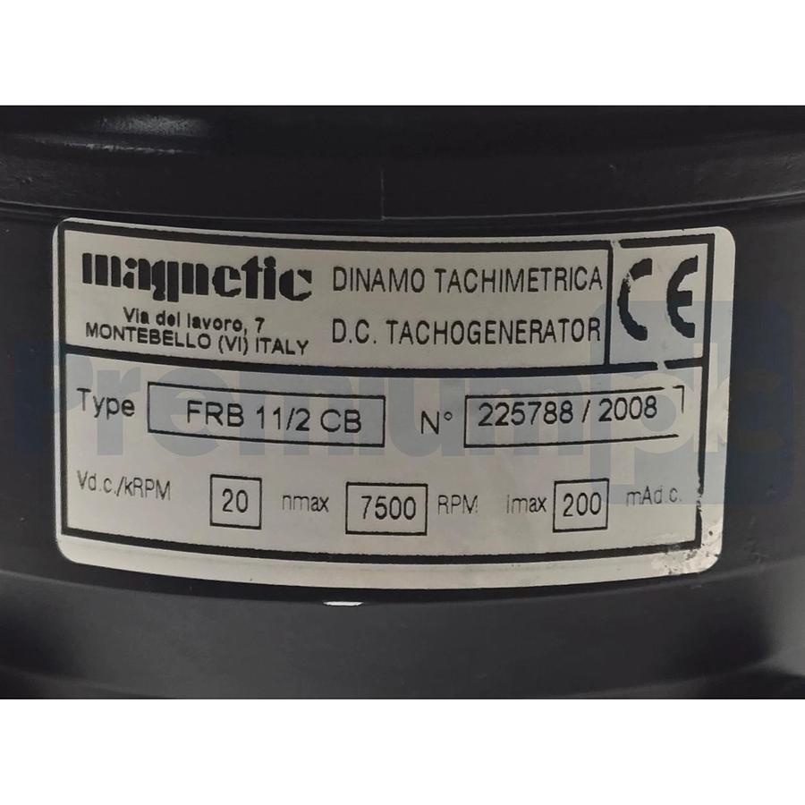 Magnetic FRB 11/2 CB | FRB11/2CB D.C. Tachogenerator Tach Generator 20VDC NSNP