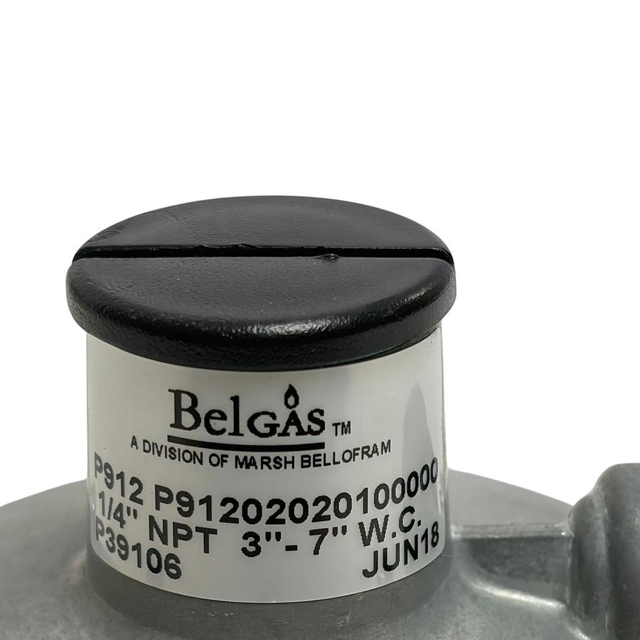 Used BelGas P91202020100000 P912 Gas Pressure Regulator 1/4 NPT 3-7 WC TV New in Box