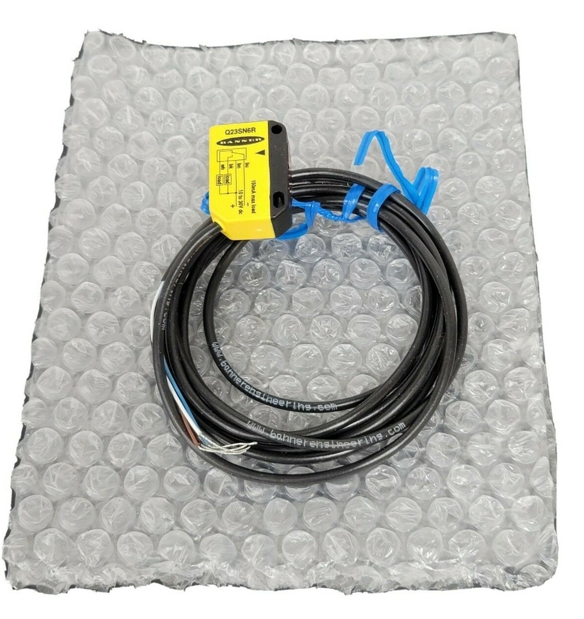 Used NEW BANNER Q23SNR6 PHOTOELECTRIC SENSOR 10 TO 30V DC