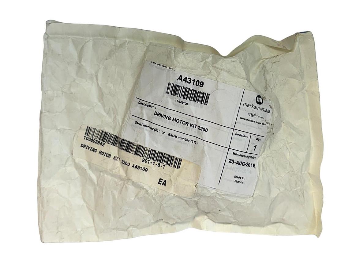 MARKEM-IMAJE A43109 OEM DRIVING MOTOR KIT 2200 BELT- T2.5/330-ST 190913 NSMP