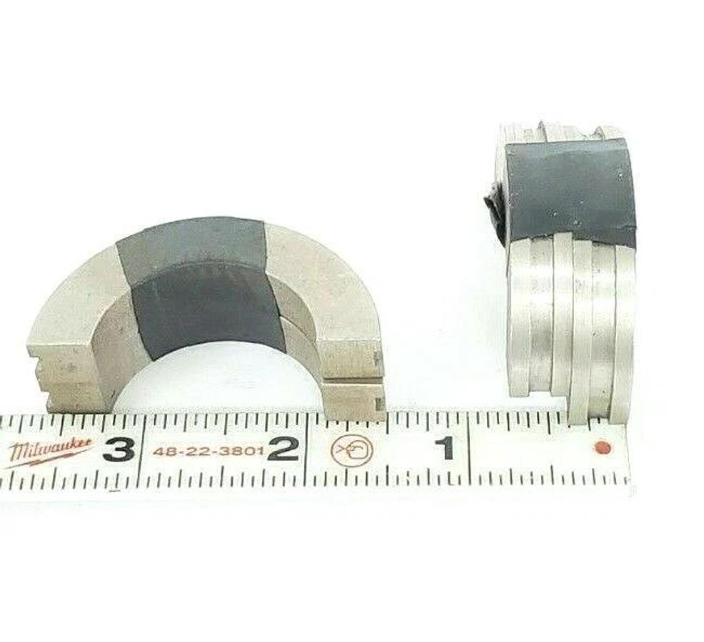 Used LOT OF 7 ZUIN INDUSTRIAL #49 SPLIT COLLARS, 1-3/8"