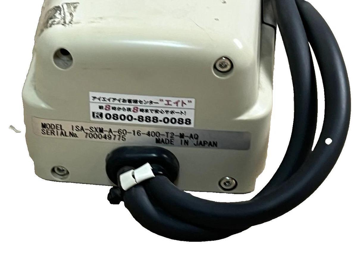 Used IAI ISA-SXM-A-60-16-400-T2-M-AQ Linear Actuator | 60W Servo | 400mm Stroke