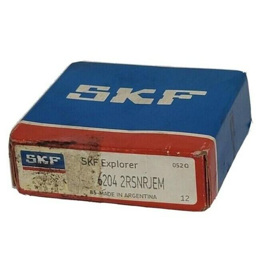 Used NIB SKF 6204-2RSNR-JEM BALL BEARING SEALED 20MM BORE 47 MM OUTSIDE DIA