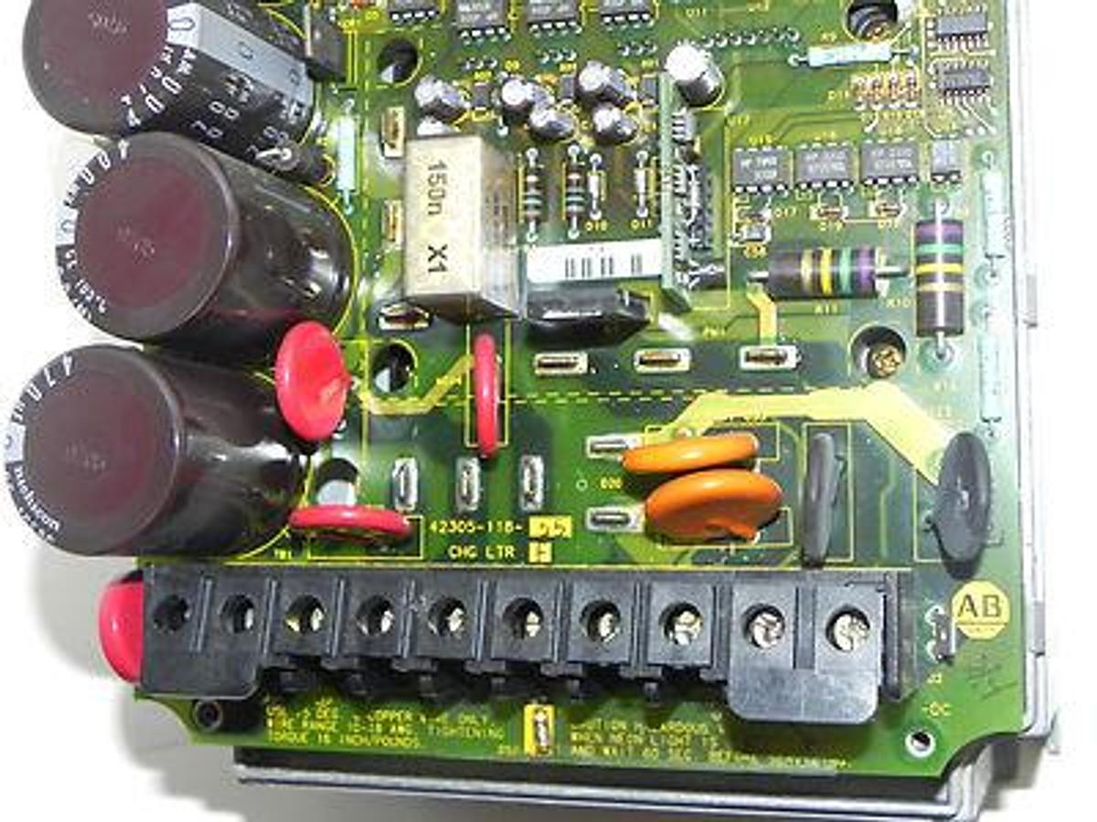 Used ALLEN BRADLEY 42305-118-55 BASE DRIVER BOARD W/ 42305-028-01 HEAT SINK