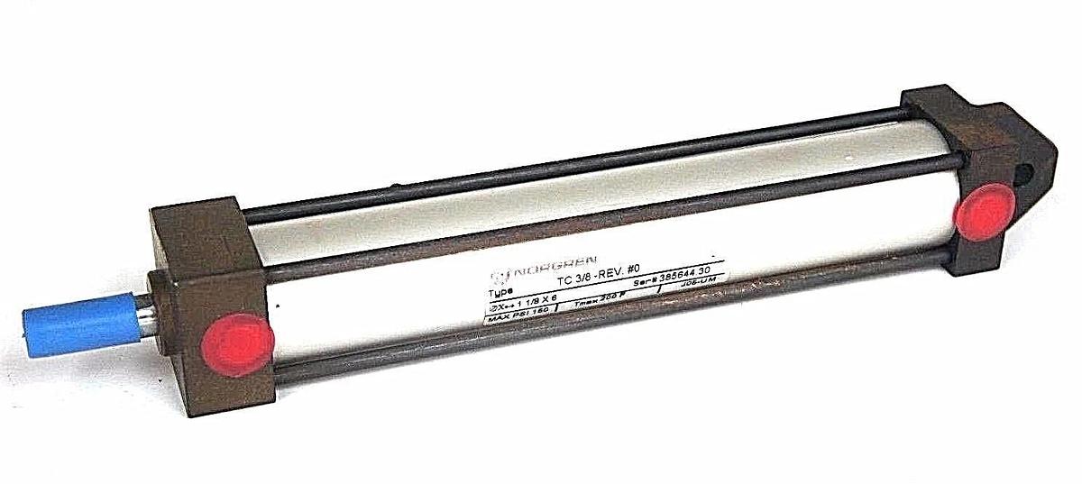 NEW NORGREN TC-3/8-REV#0 CYLINDER 1-1/8 X 6 J05-UM TC38REV0