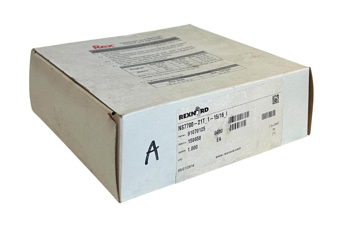 REXNORD NS7700-21T_1-15/16_I / 91070125 SPROCKET FLATTOP 1-15/16'' BORE NSMP