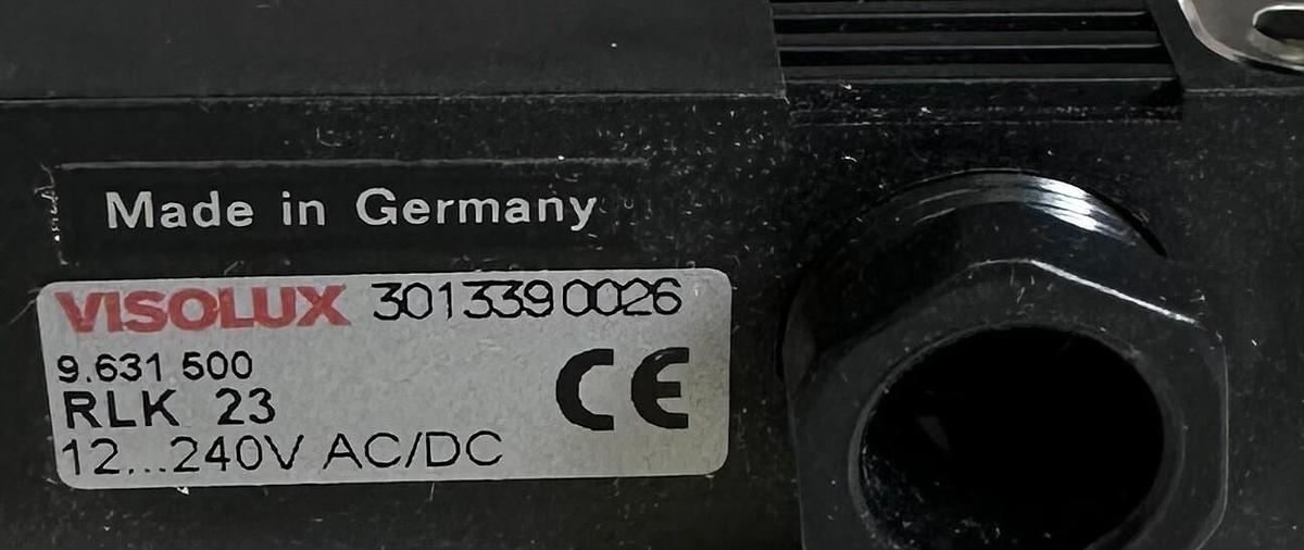 Used NEW PEPPERL & FUCHS VISOLUX RLK-23 / RLK23 PHOTOELECTRIC SENSOR 9.631 500