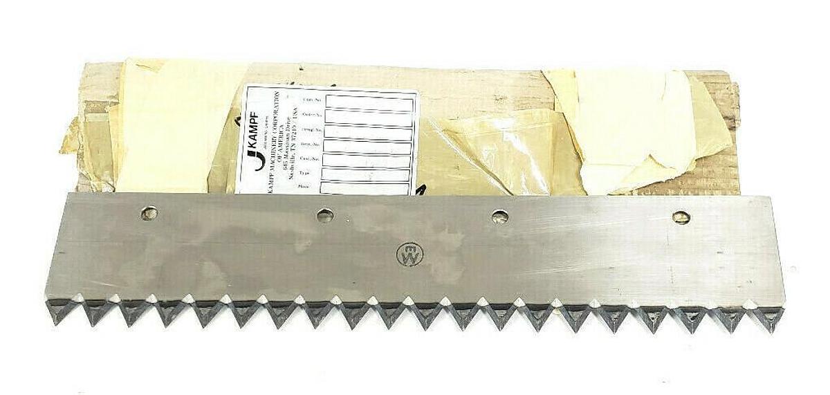 Used LOT OF 5 NEW KAMPF MACHINERY 863330136 SLITTER SAW BLADE SEGMENTS L=400MM