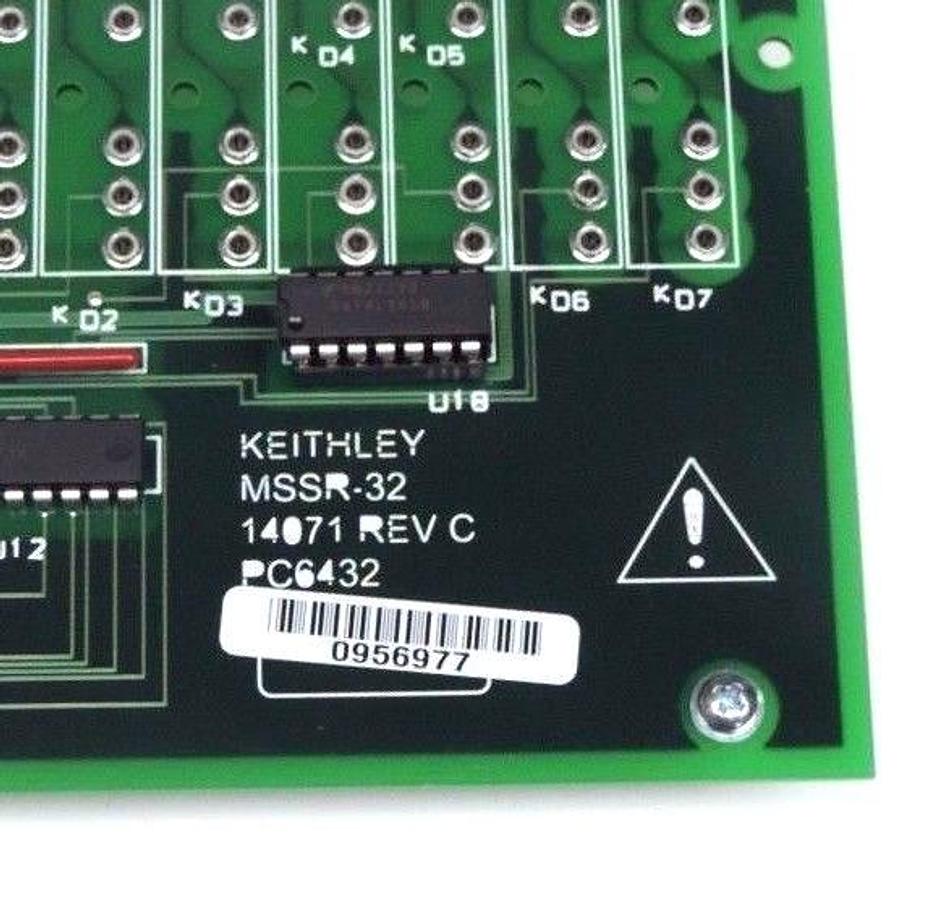 Used NEW KEITHLEY MSSR-32 RELAY BOARD 32 CHANNEL 14071 REV C PC6432 MSSR32
