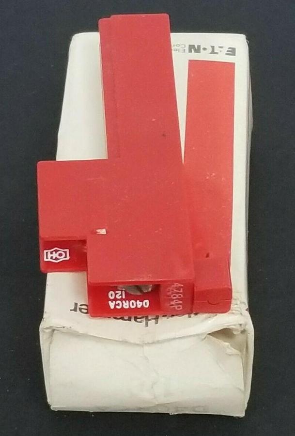 Used NIB CUTLER HAMMER D40RCA120 REED RELAY COIL 1P, 120VAC
