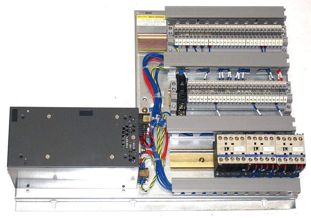 Used NEW FANUC A05B-2351-C310 I/O PSU UNIT W/ LAMBDA EWS300P-24, A05B2351C310
