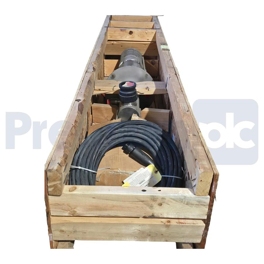Used Tri Nuclear PP-600SC Underwater Pump w/CB-600-4X 460V 3P 15hp 600gpm 625S150-1A