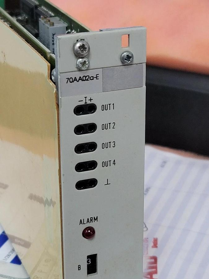 Refurbished ABB BROWN BOVERI 70AA02A-E CONTROL CARD HESG 446433 R1 ANALOG OUTPUT MODULE