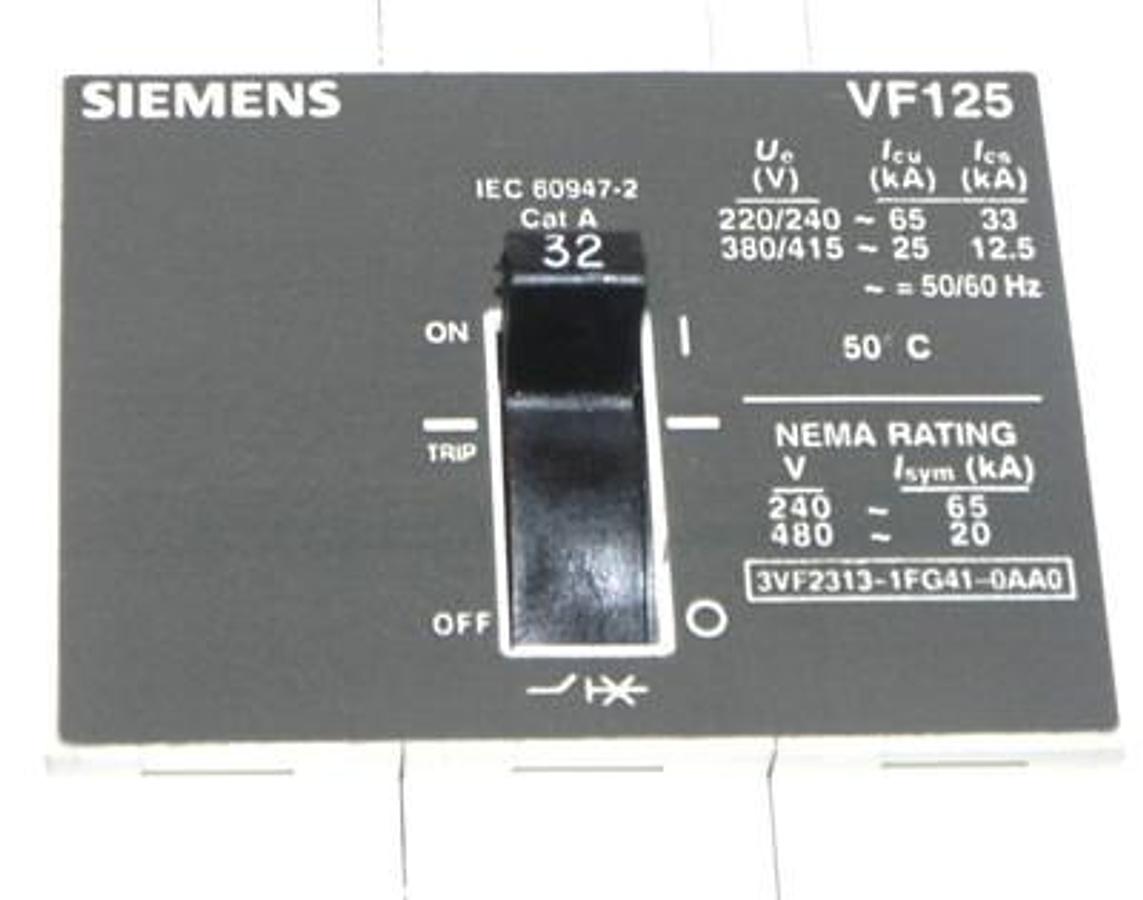 Used NEW SIEMENS 3VF2313-1FG41-0AA0 CIRCUIT BREAKER 3VF23131FG410AA0