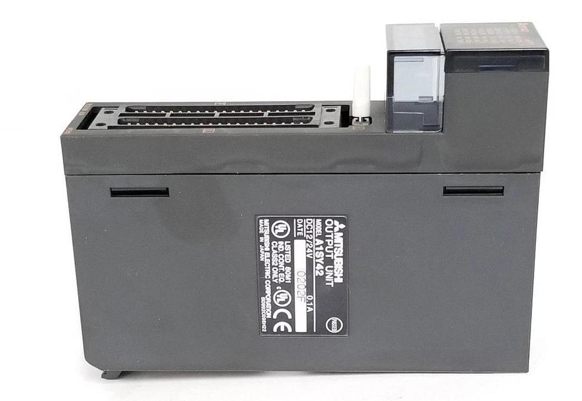 Used MITSUBISHI A1SY42 OUTPUT MODULE 12/24VDC, 0.1A