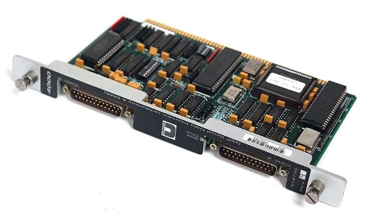 NEW UNICO 314-739 DSP SERIAL DATA INTERFACE 314739 REV. 9