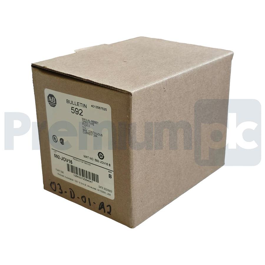Allen-Bradley 592-JOV16 /B Overload Relay 3-Pole 24A 1 N.C. Manual Reset NSMP