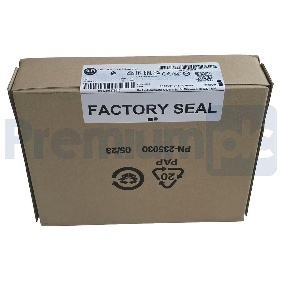SEALED Allen-Bradley 1756-L71 /B ControlLogix 5571 2MB Controller MFD: 2023 NSFS