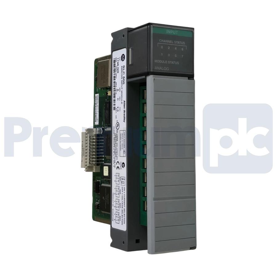 Used Surplus Allen Bradley 1746-NI8 /A SLC 500 8-Ch Analog Input Module Rev C NUPI