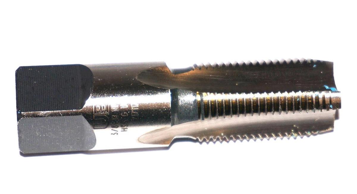 Used NEW UNION BUTTERFIELD 1010590 STRAIGHT PIPE TAP 1592 3/8 18 NPSF