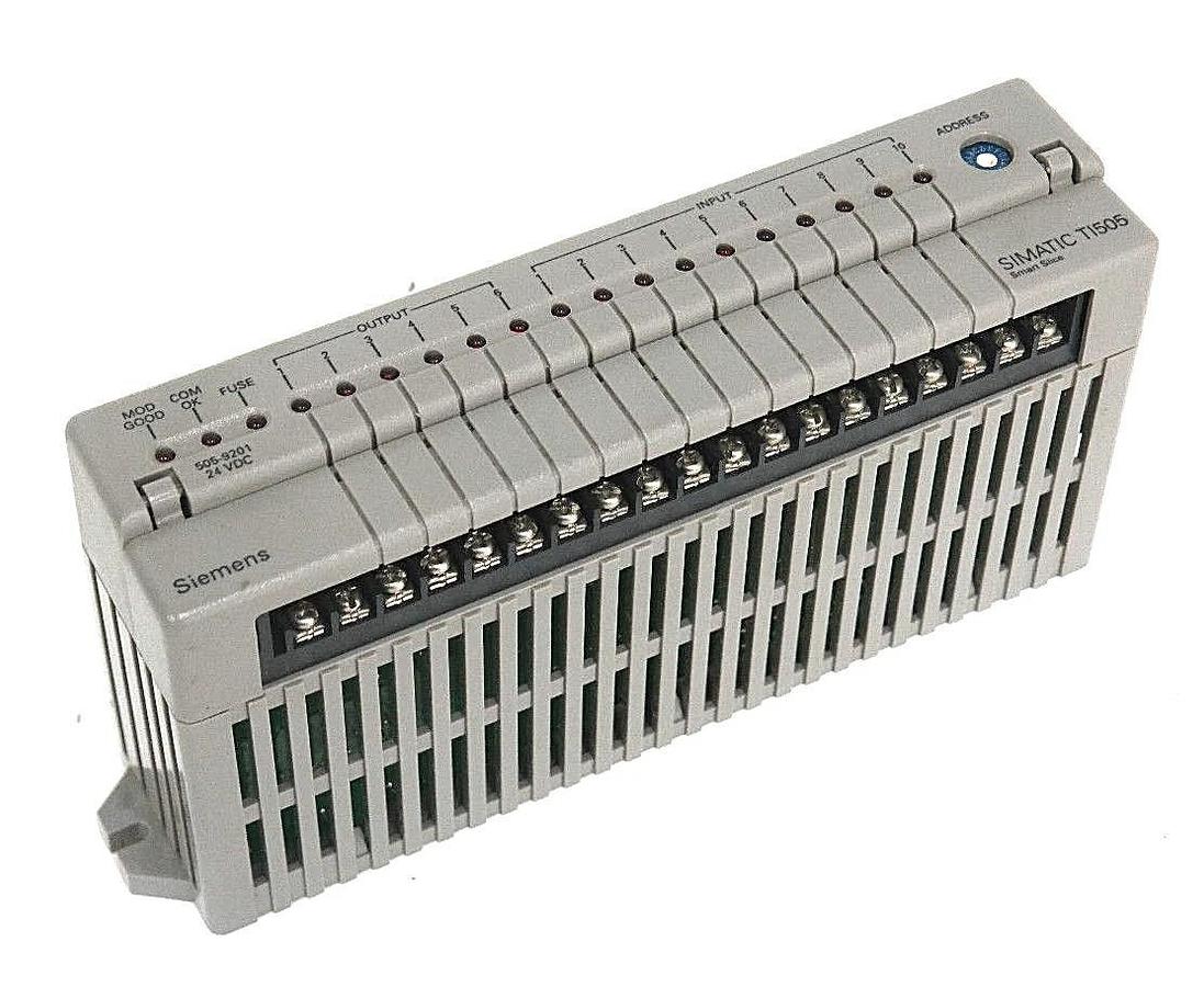 Used SIEMENS 505-9201 SIMATIC TI505 SMART SLICE COMMUNICATIONS MODULE 2592545-0001