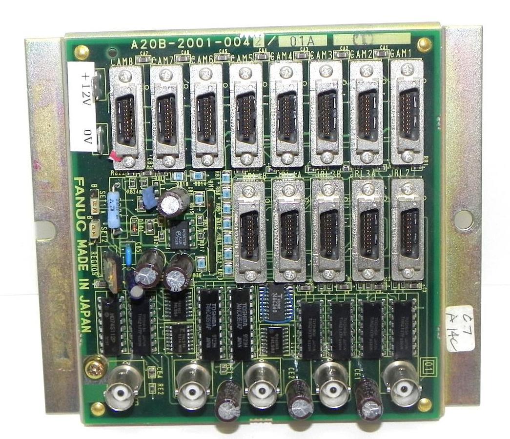 Used FANUC A20B-2001-0042/01A MULTIPLEXER BOARD A20B-2001-0042