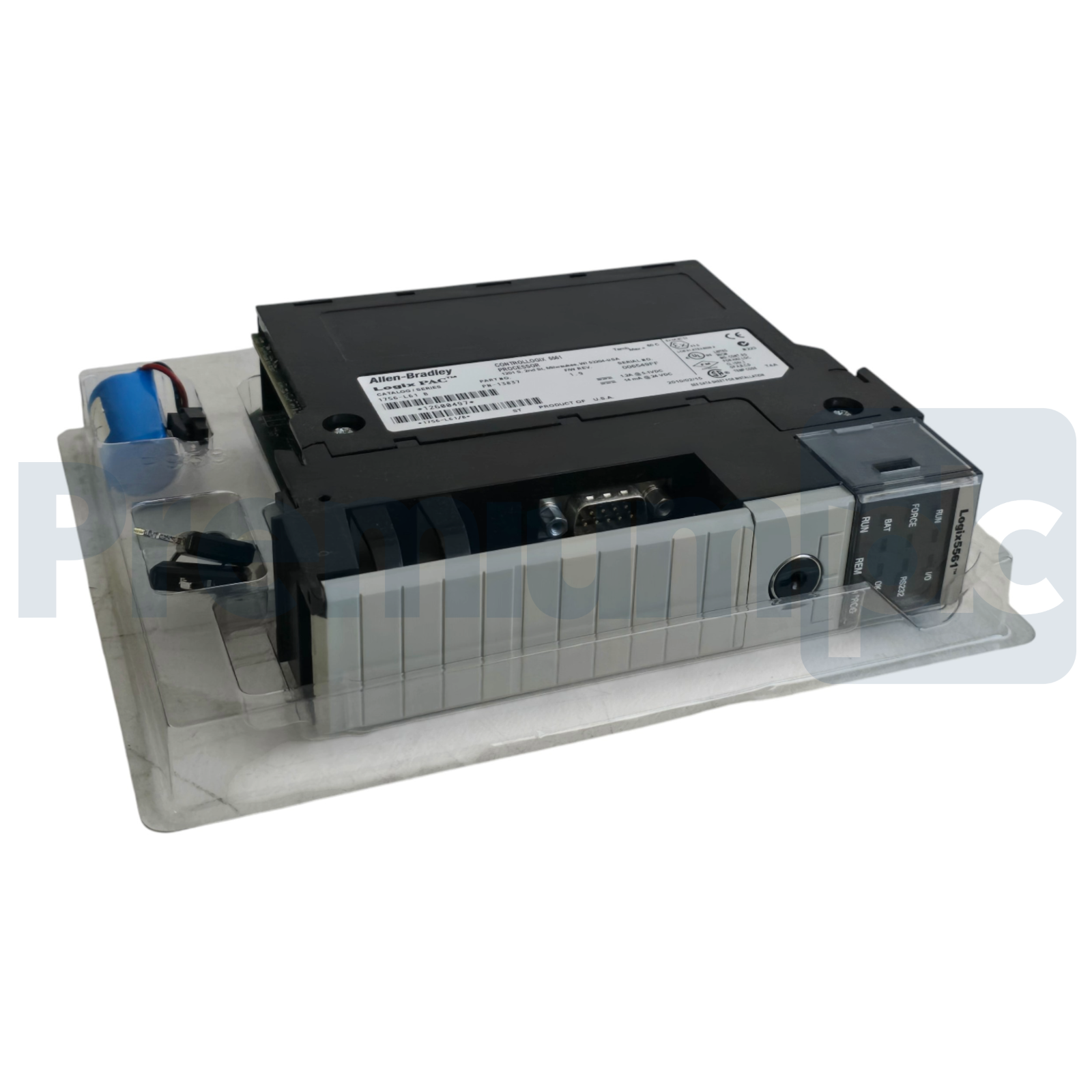 Used Allen Bradley 1756-L61 /B ControlLogix 5561 Processor 2MB Memory RS-232 NSNP
