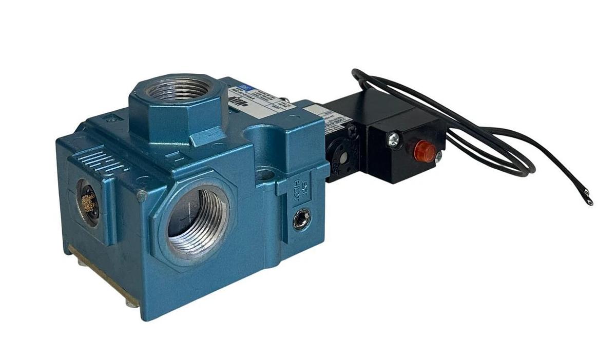 Used MAC VALVES 56C-47-616AA / 56C47616AA SOLENOID VALVE  24VDC COIL 8.5W 150PSI USNP