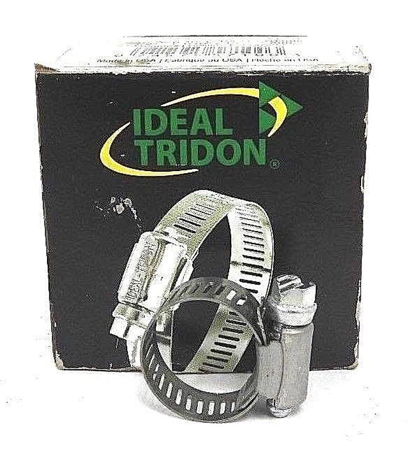 BOX OF 10 NEW IDEAL TRIDON 5710051 CLAMPS 611010706, SAE SIZE 10, 1/2" - 1 1/16"