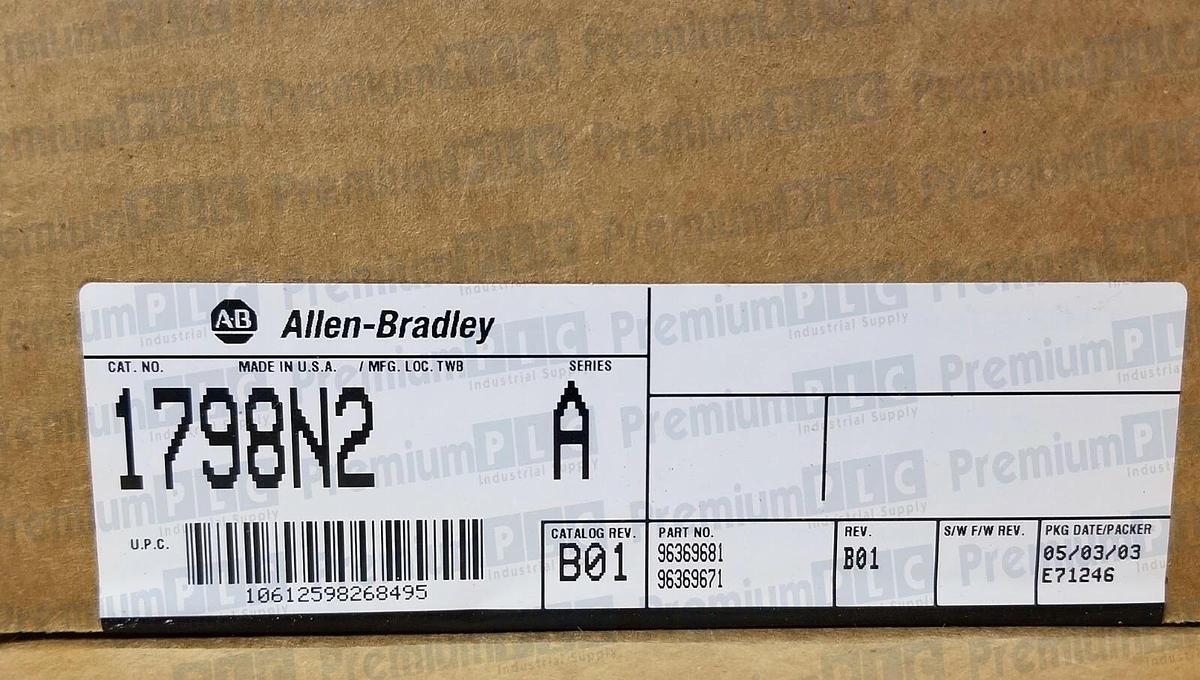 Used LOT OF 11 NIB F/S ALLEN BRADLEY 1798N2 SER. A FLEX ARMOR MODULE REV B01 1798-N2
