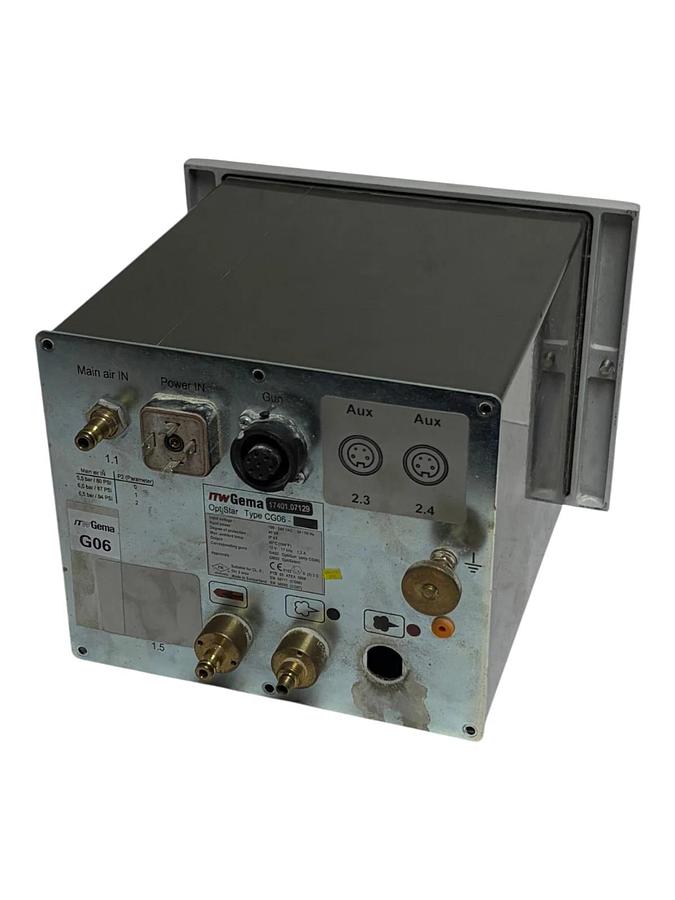 Used ITW Gema OptiStar Type CG06 Powder Coating Control Unit 17401.07129 Parts Repair