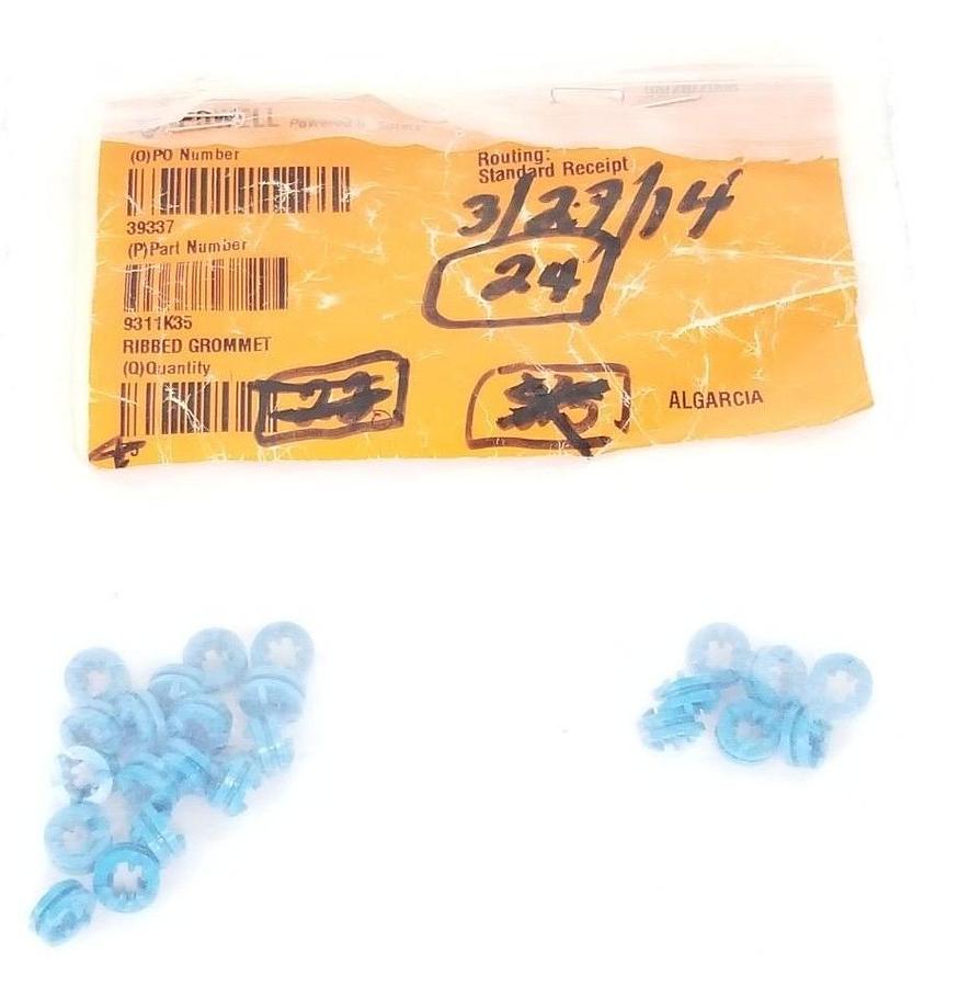 Used LOT OF 24 NEW POWELL 9311K35 RIBED GROMMETS 39337