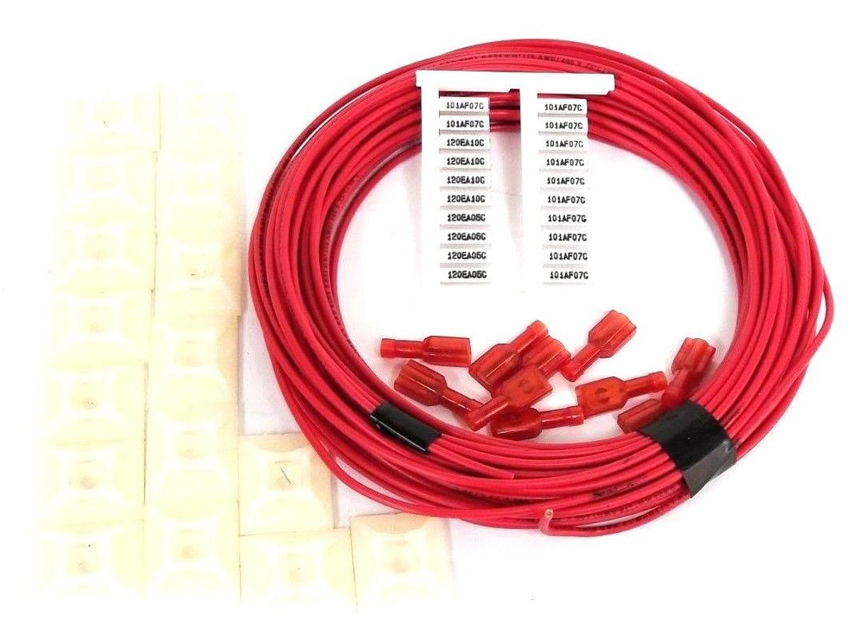 NEW VIAKON THW-LS/THHW-LS RAD CABLE 18AWG 600V W/ 16 ADHESIVE BASES 10 TERMINALS