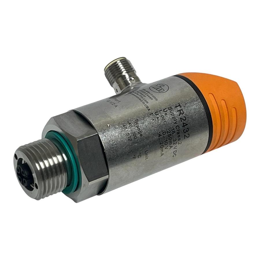 ifm TR2432 | TR-...KDBR12-MFRKG/US/....../V Evaluation Unit for PT100/PT1000