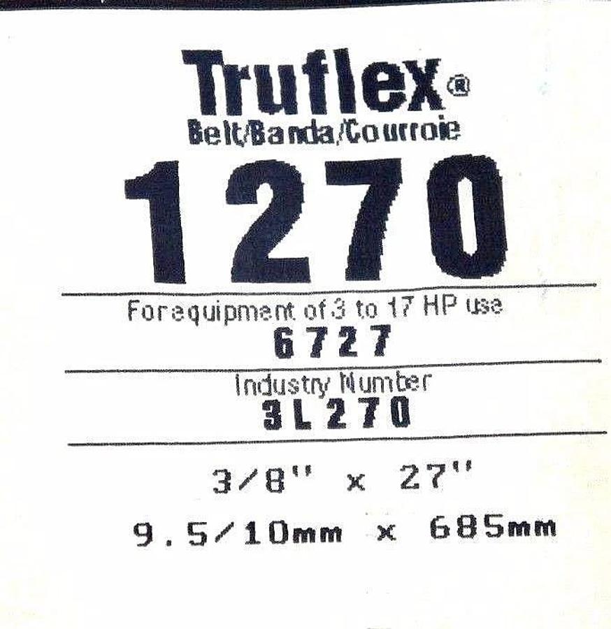 Used LOT OF 5 NEW GATES TRUFLEX V BELTS 4L290 3L360 3L270