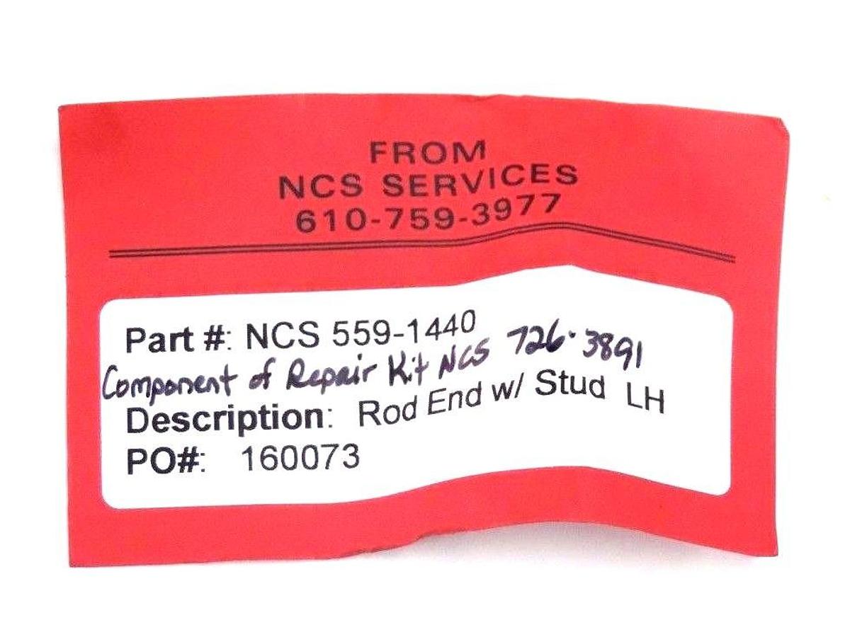 Used NEW NCS SERVICES NCS 559-1440 ROD END W/ STUD LH, NCS5591440