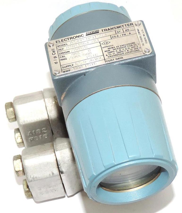 Used FOXBORO 843DP-D2I1SS-C TRANSMITTER REF. 89N41963-2A1, SUPPLY: 12.5-36 VDC