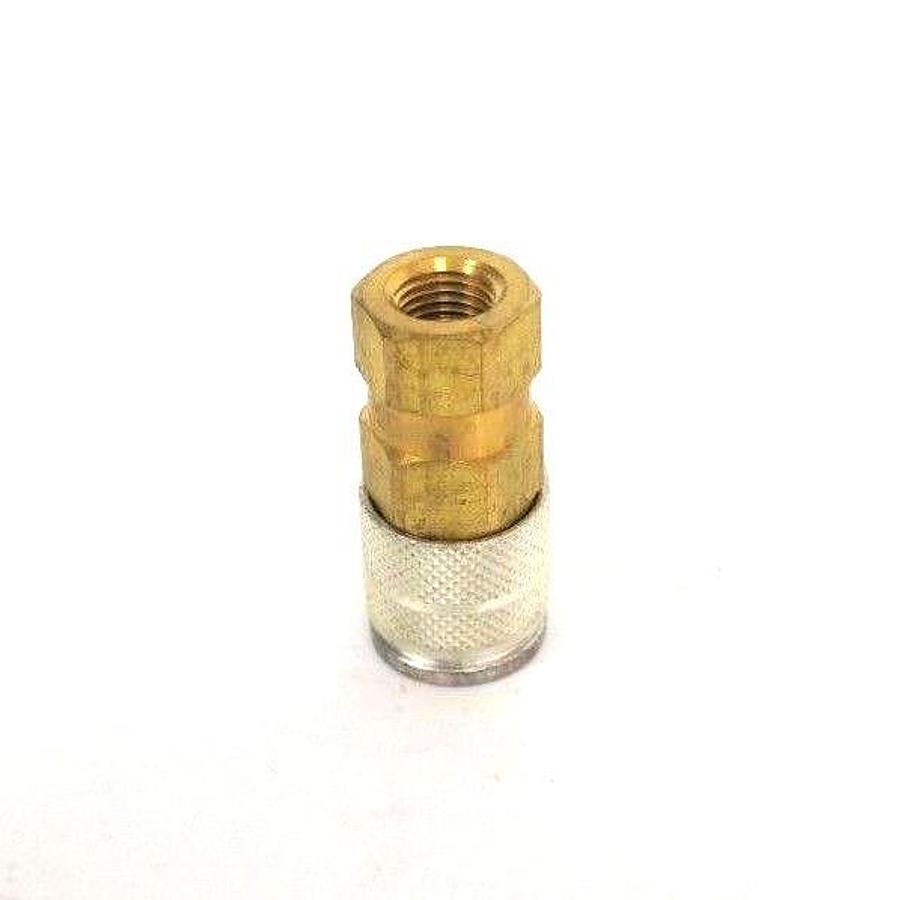 Used LOT OF 3 NEW HANSEN 21AS-25F QUICK CONNECT FITTINGS 1/4" FEMALE, 21AS25F