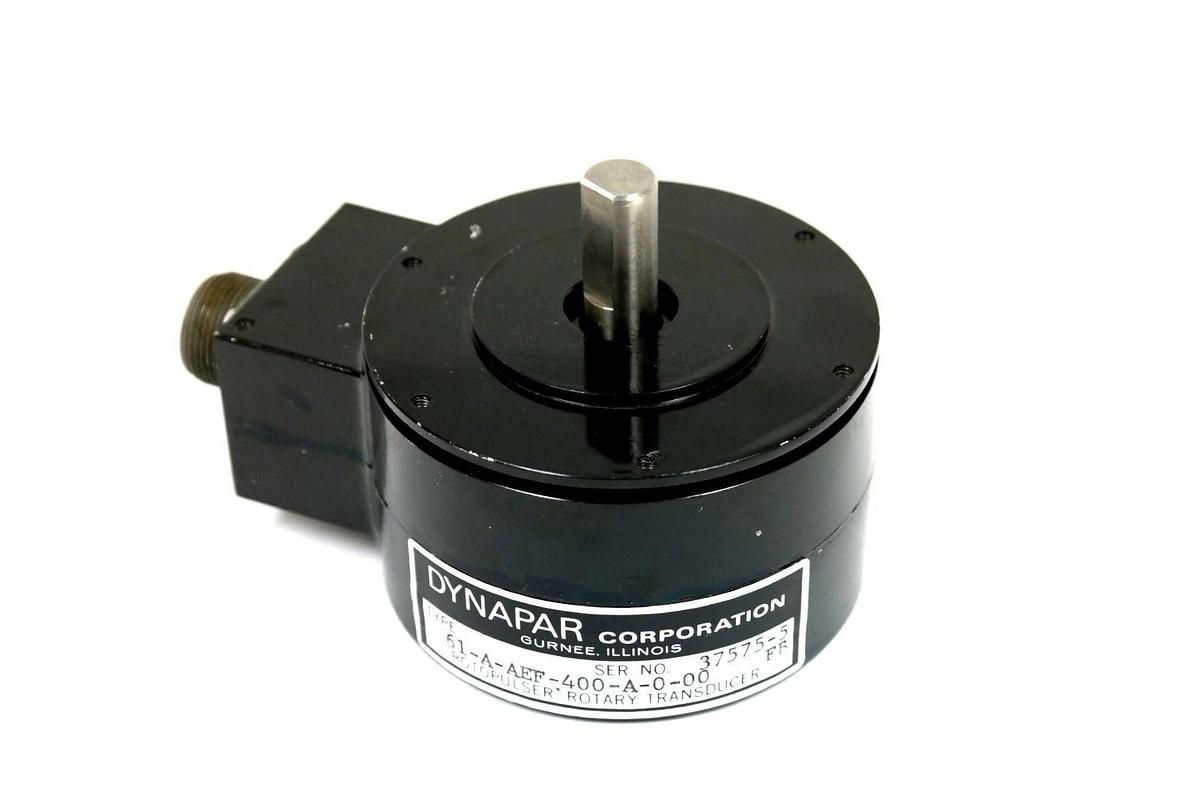 Used DYNAPAR 61-A-AEF-400-A-0-00 FB ROTOPULSER ROTARY TRANSDUCER 61AAEF400A000