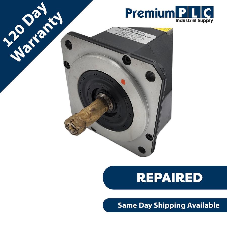 Used REPAIRED FANUC A06B-0127-B088 ALPHA A6/2000 AC SERVO MOTOR 1kW A06B-0127-B088-R